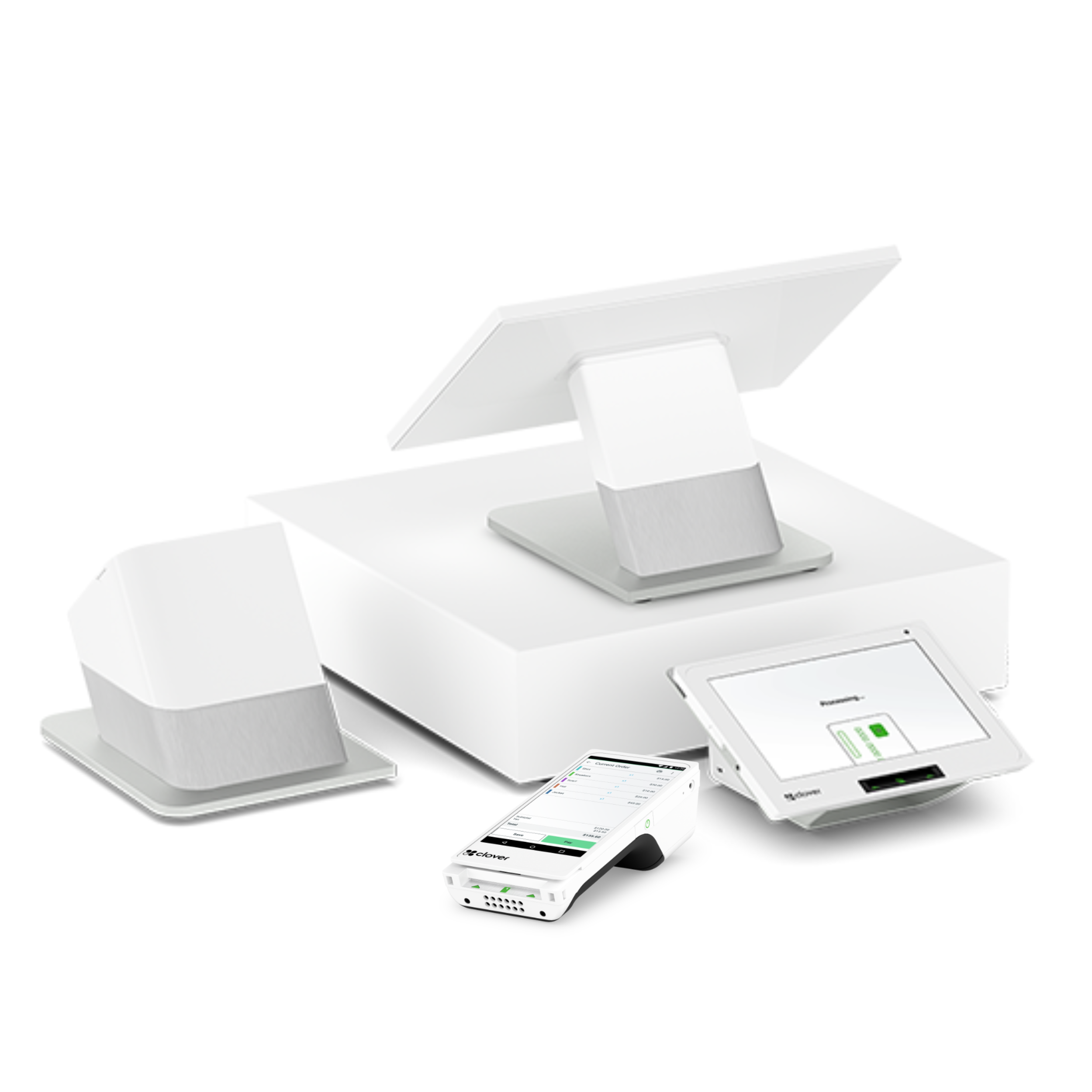 Clover Station Duo + Flex POS Bundle | Dual-Screen System + Mobile